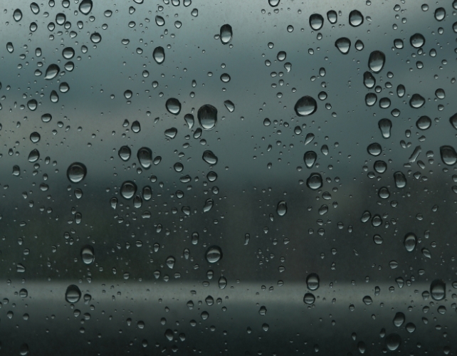 rain on a window