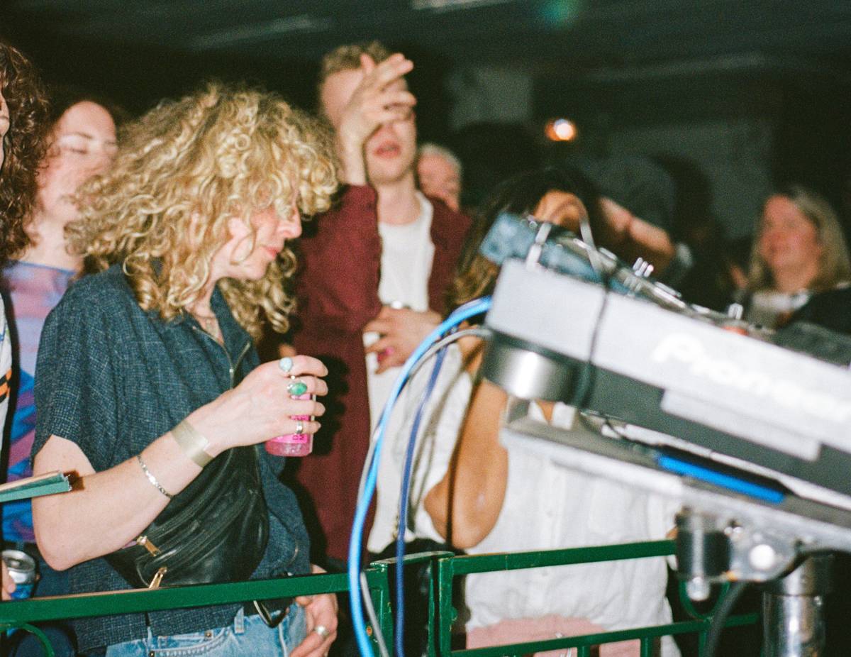 rainy heart people dancing DJ decks