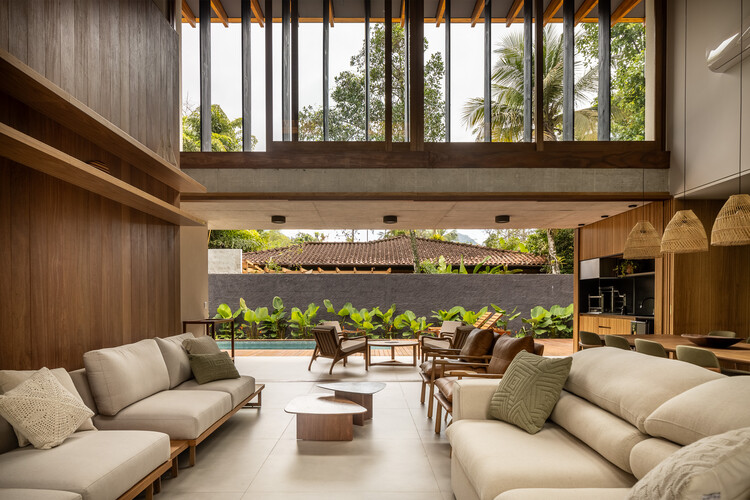PCW Residence / Pitta Arquitetura - Interior Photography, Living Room, Wood, Chair, Patio