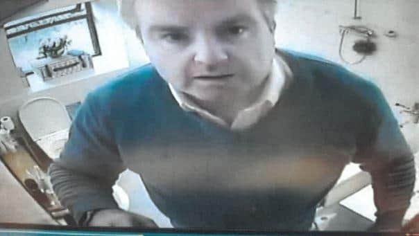Screenshot of Robert Holden, jailed for secretly filming women.