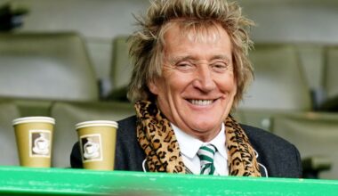 Rod Stewart banned from Celtic's Scottish Cup semi-final by his wife