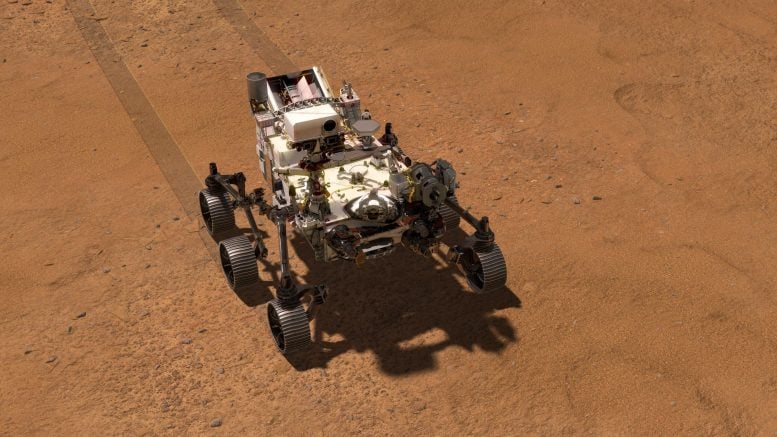NASA's Perseverance rover on Mars.