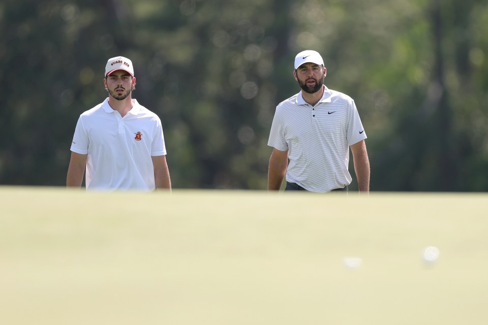 Ballester played with two-time champ Scottie Scheffler