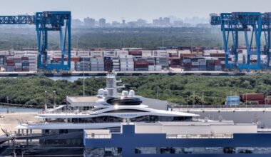 £230 million superyacht owned by Mark Zuckerberg sails North Sea