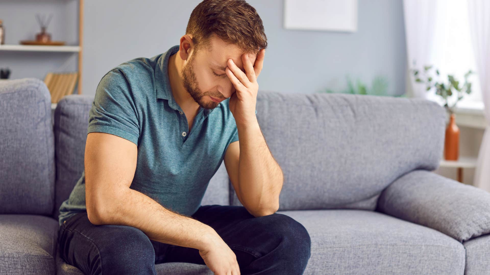 stressed out gen z man struggling to make future plans