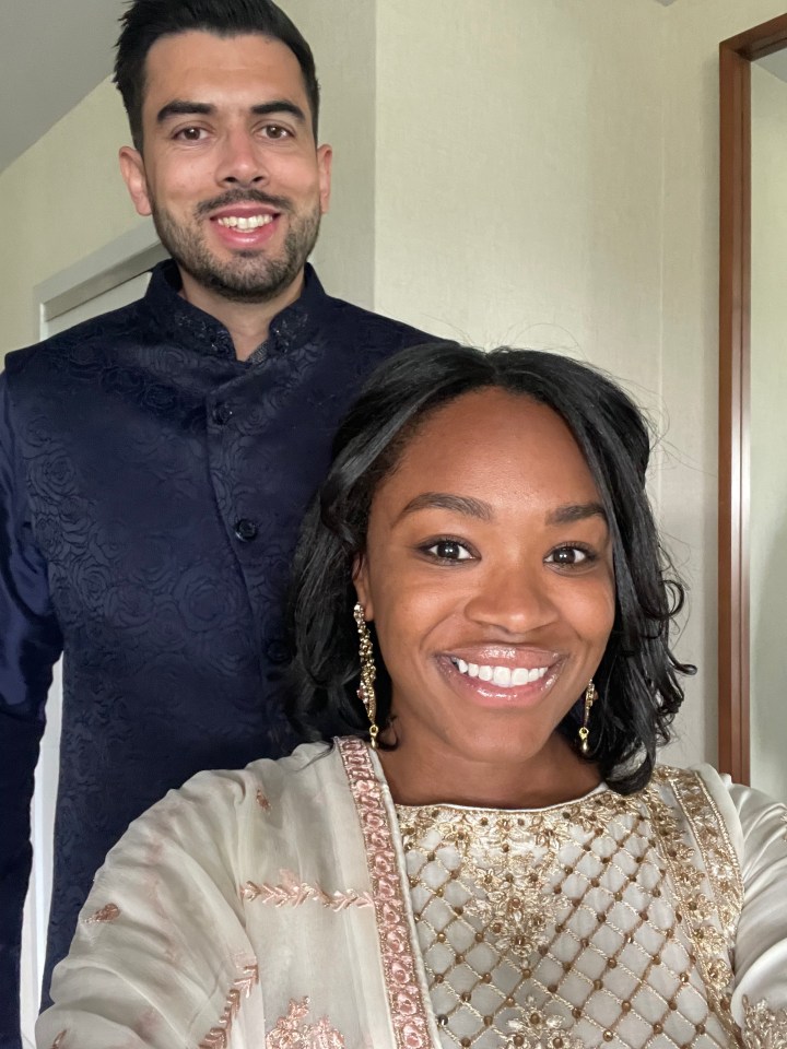 Portrait of a man and woman.