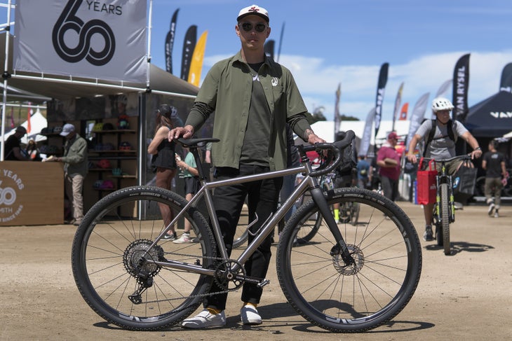 slug Ti prototype gravel bikes of sea otter classic 2025-5