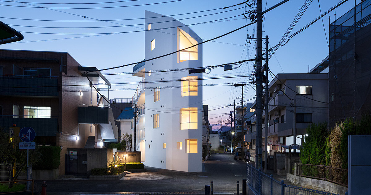 soeda and associates slices sharp geometry into sonata2 residence