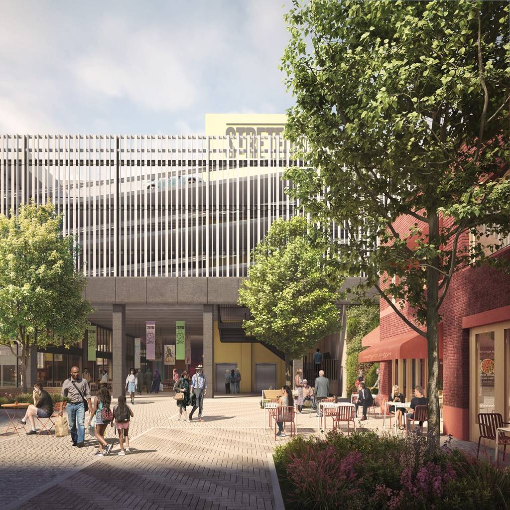 cgi of stretford mall one of the shopping centres in greater manchester