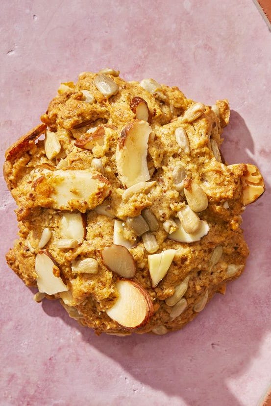 almond sunflower seed protein cookies
