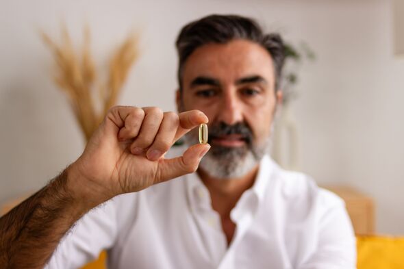 Man with supplement