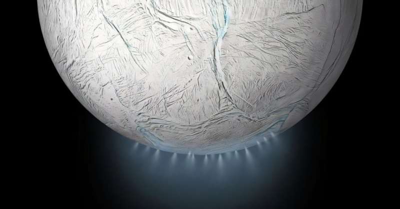 The search for biosignatures in Enceladus' plumes