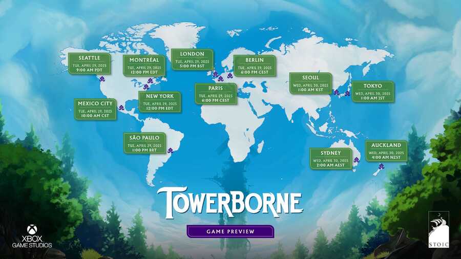 Towerborne Xbox Release Times