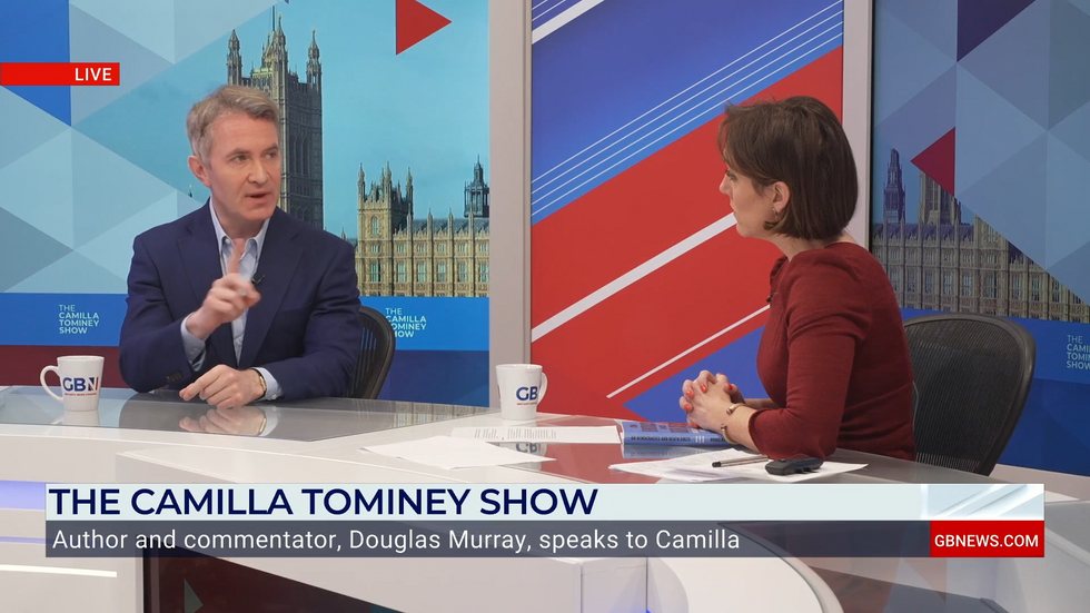 \u200bDouglas Murray joined Camilla Tominey on GB News