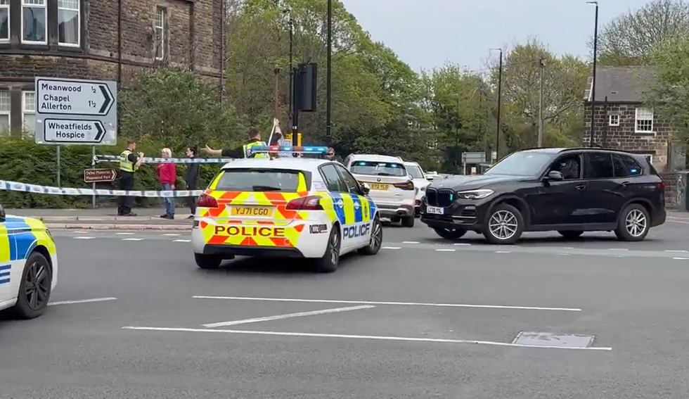 \u200bOfficers from West Yorkshire Police remain at the scene