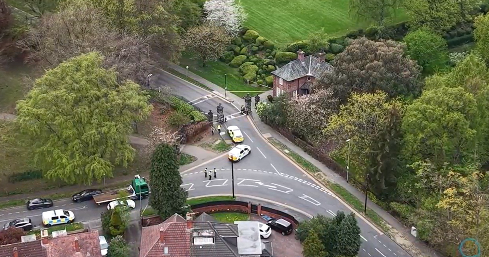 \u200bPolice at the scene