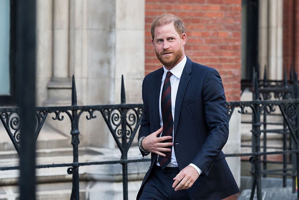 \u200bPrince Harry, the Duke of Sussex, leaves the High Court after attending the second day of appeal hearing
