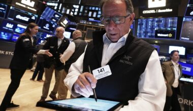 Wall Street and the dollar tumble as investors retreat further from US
