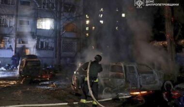 Russia strikes Dnipro as Ukrainian officials seek security pledges in Paris
