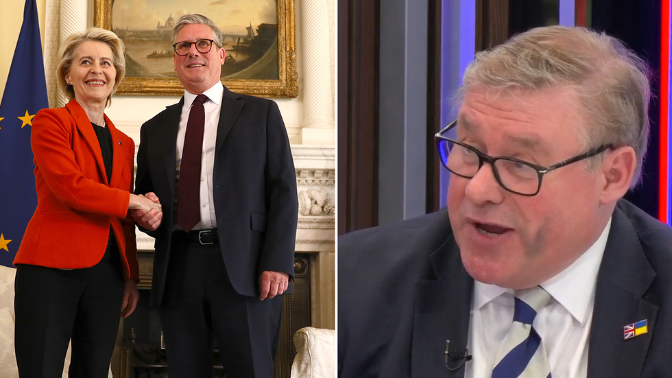 Ursula von der Leyen, Mark Francois and Keir Starmer