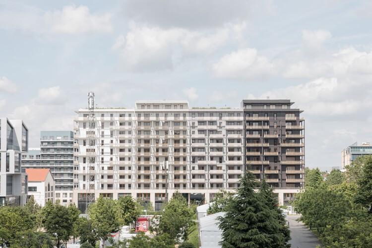 Athletes' Village Paris 2024 Olympic Games / TRIPTYQUE + chaixetmorel. - Exterior Photography, Facade, Concrete