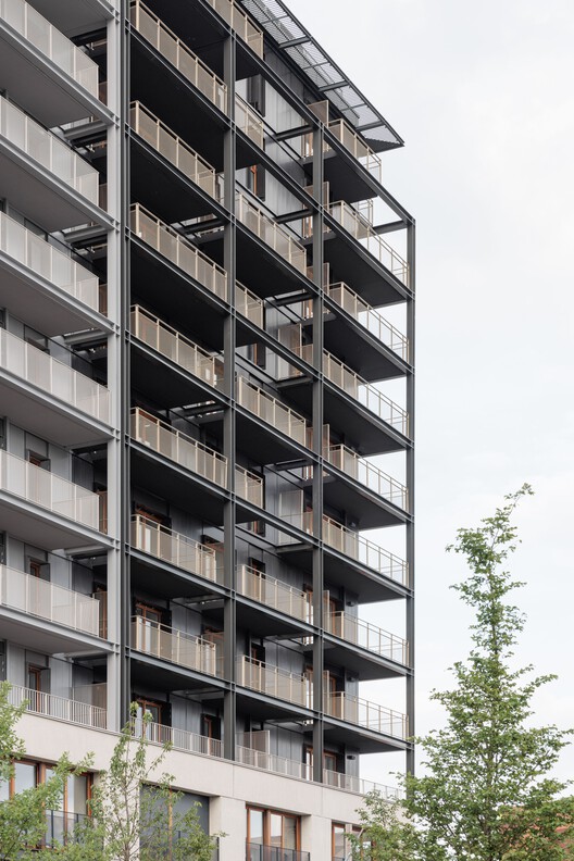 Athletes' Village Paris 2024 Olympic Games / TRIPTYQUE + chaixetmorel. - Interior Photography, Stairs, Balcony