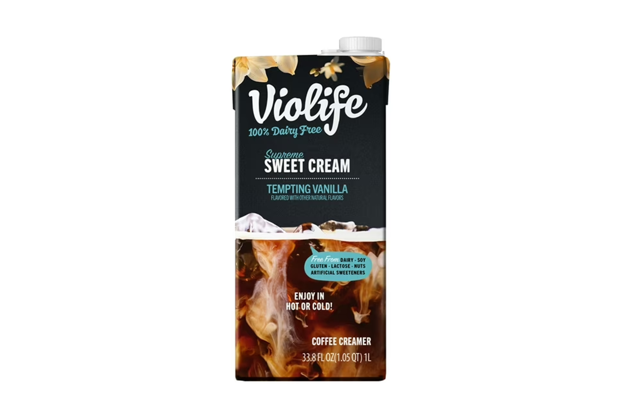 Violife Supreme Sweet Cream Tempting Vanilla Coffee Creamer