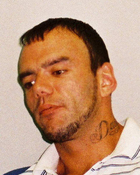Mugshot of George Powell, convicted in connection with the theft of the Leominster Hoard.