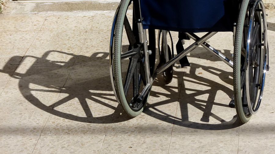 wheelchair...