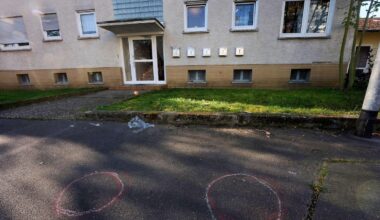 Police in Germany hunt for a suspect on the run after 2 people were shot dead