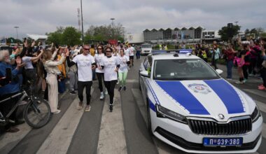 After cycling to France, Serbia's protesting students run to Brussels to stir EU attention