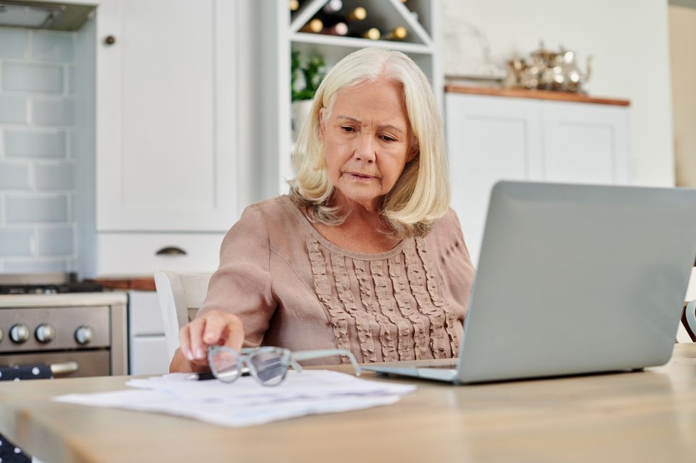 Woman at laptop