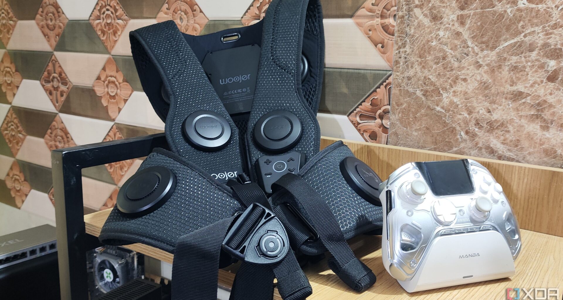 I used a haptic vest for gaming