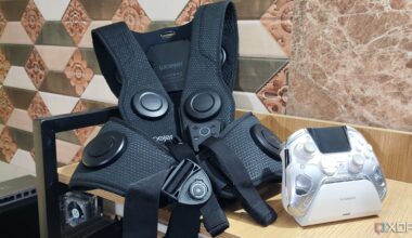 I used a haptic vest for gaming