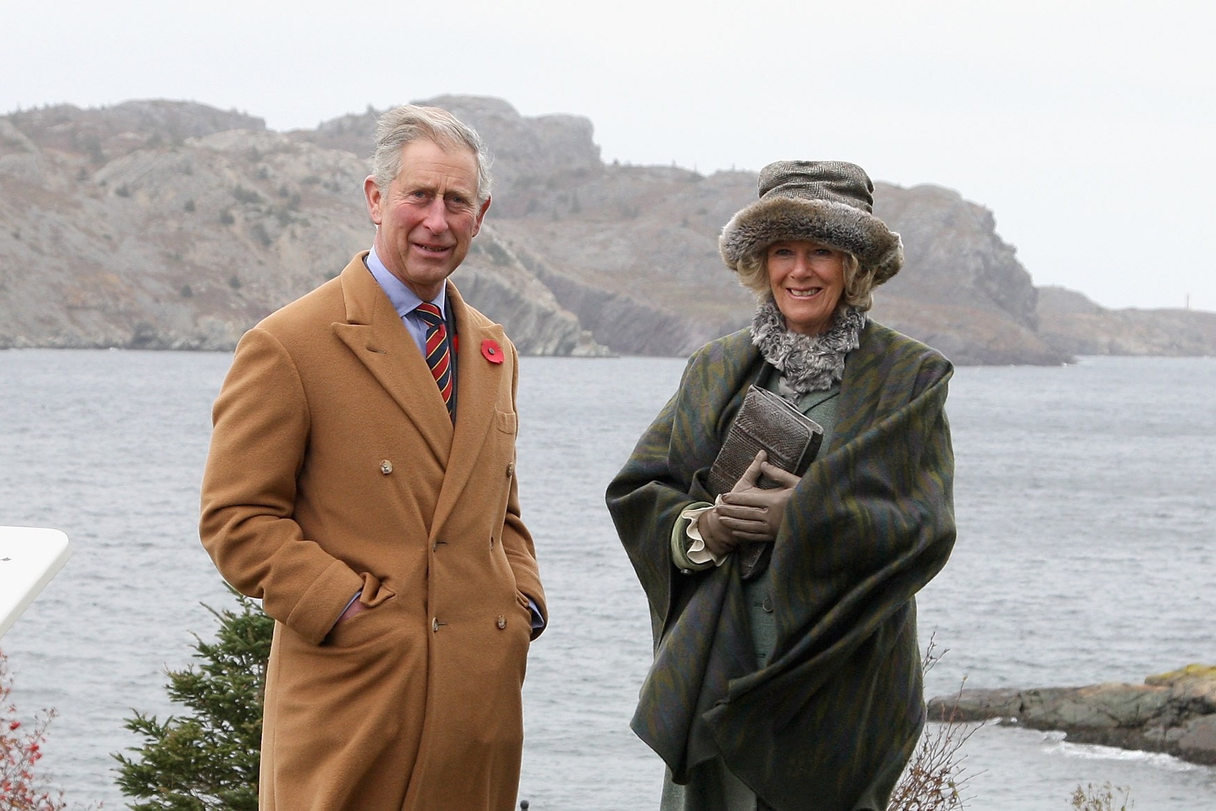 Prince Charles and Camilla, Duchess of Cornwall, in Brigus, Newfoundland.