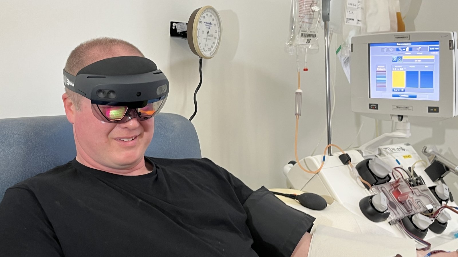 Mixed reality headsets to help drive blood donations