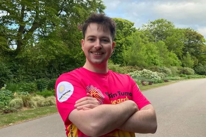 Jonny Charles training for the Edinburgh Half Marathon