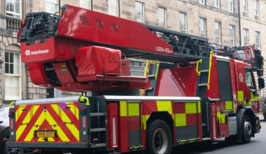Old Town streets closed due to large building fire - emergency services on scene