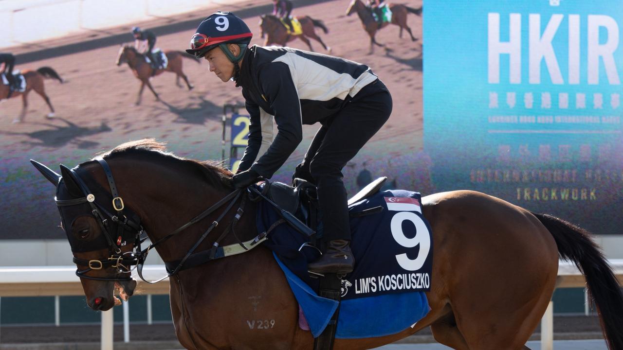 Lim’s Kosciuszko will make his Australian debut at Flemington on Saturday. Picture: Lo Chun Kit / Getty Images