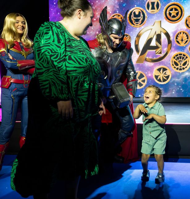 Zaki Gubran meeting some of his favourite heros