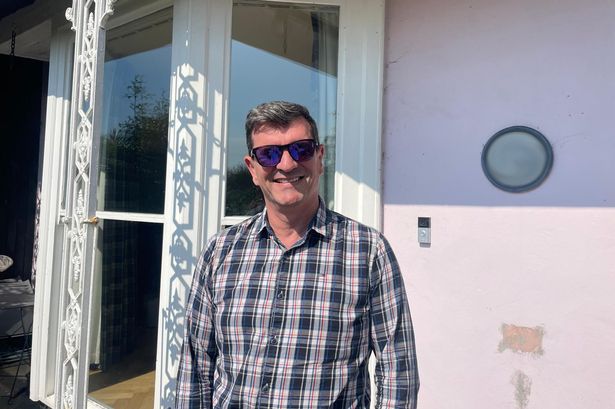 Steve Barry, 55, originally from Harrogate, moved onto Marine Crescent four years ago