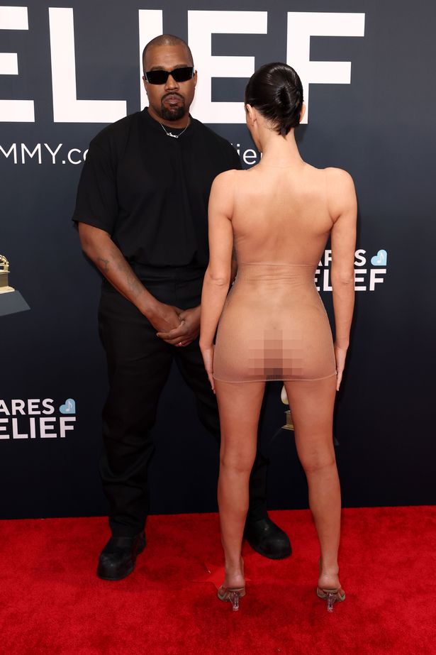 Kanye and Bianca at the Grammys