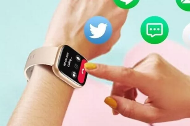 This Amazon smart watch lets you read notifications from your wrist.