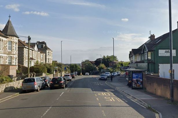 Wells Road, near Greenleaze, in Bristol.