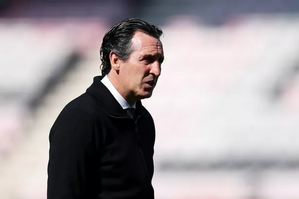 Aston Villa manager Unai Emery