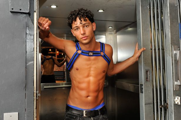 Former Hollyoaks star Gabriel Clark looks miles apart from his soap character in the new Jock Night play