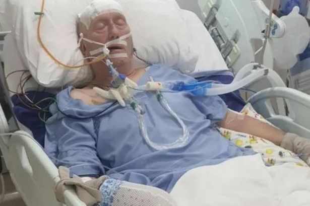 Ronald Harris, 70, from Cwmbran,  in hospital in Thailand after being injured in a motorbike crash.