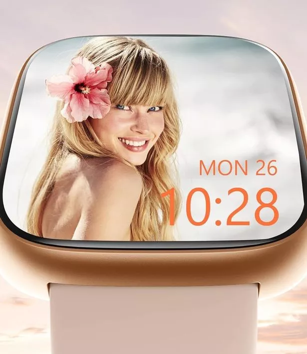 The watch has customisable faces.