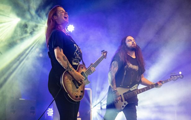 Serena Cherry of Svalbard performs at ArcTanGent Festival 2023