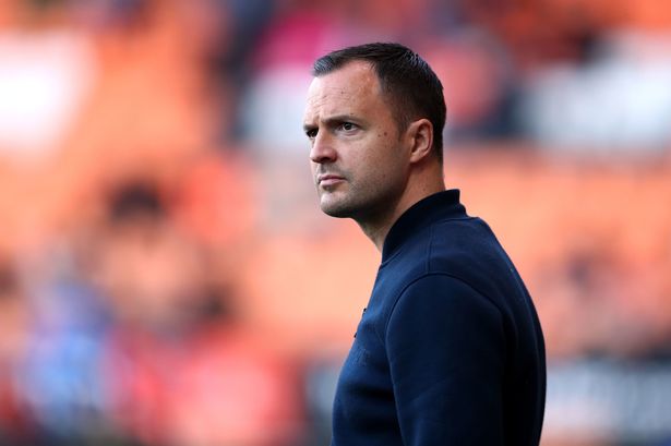 Birmingham City manager Chris Davies during the Sky Bet League One match at Bloomfield Road, Blackpool